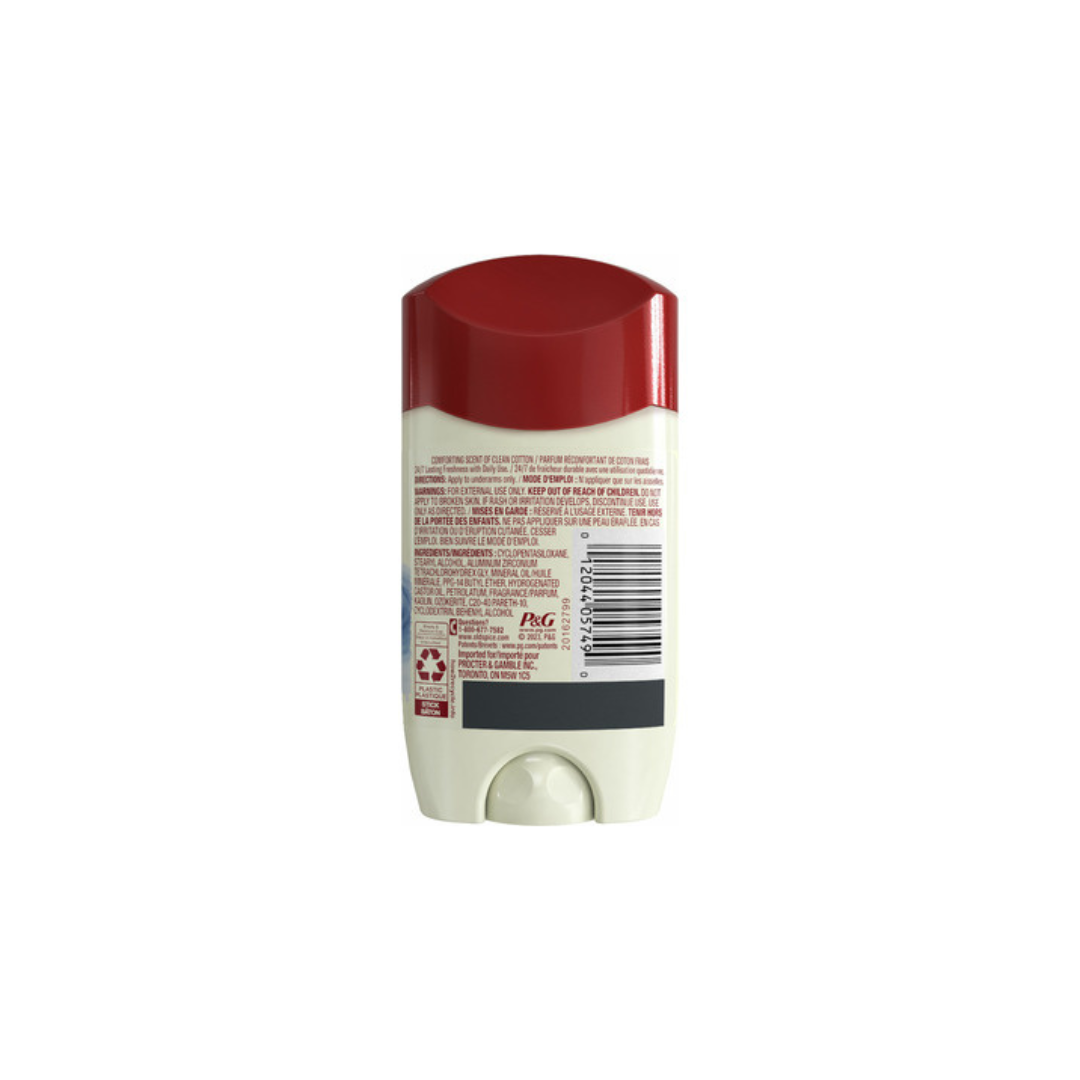 Old Spice Fresher Collection Invisible Solid Comfort Clean Cotton 73g