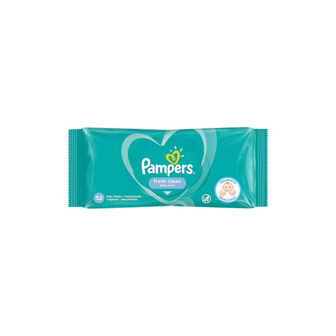Pampers Wipes, Fresh Clean 52 Count