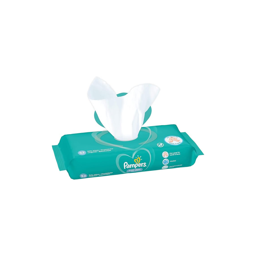 Pampers Wipes, Fresh Clean 52 Count