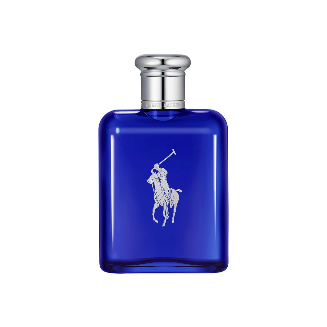 Ralph Lauren - Polo Blue - Eau de Toilette - Men's Cologne - Aquatic & Fresh - With Citrus, Sage, and Suede - Medium Intensity 125ml