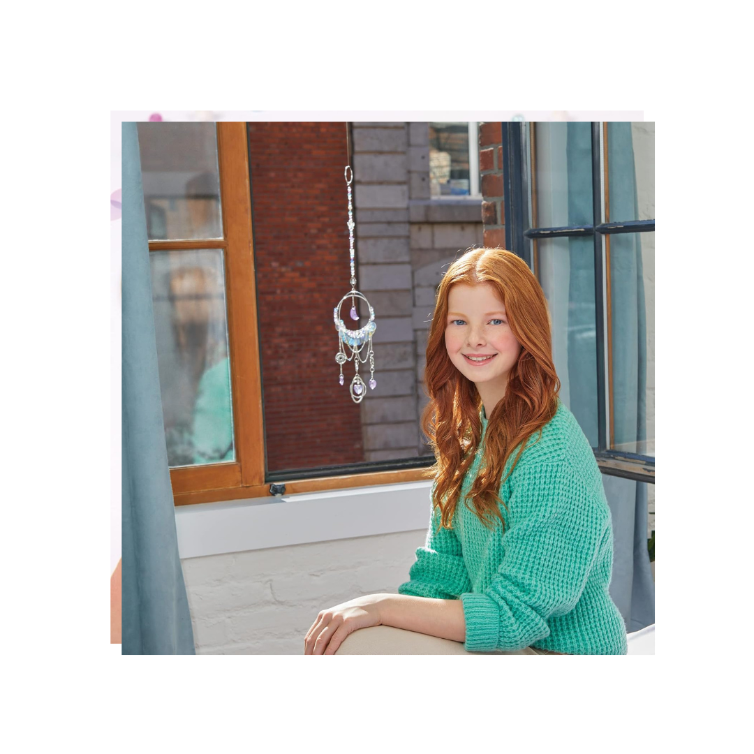 Make It Real DIY Suncatcher, Make Your Own Sun Catcher Arts and Craft Kit for Tween Girls