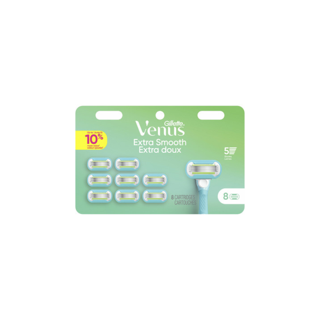 Gillette Venus Extra Smooth Razor Blade Refills 8pack