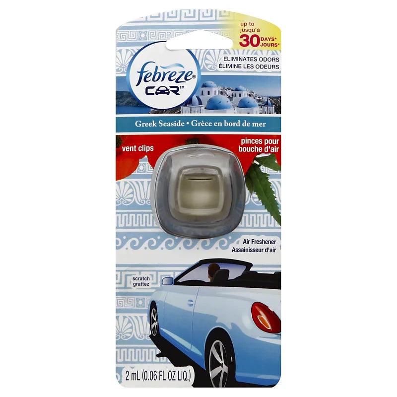 FEBREZE GREEK SEASIDE AIR FRESHENER VENT CLIP