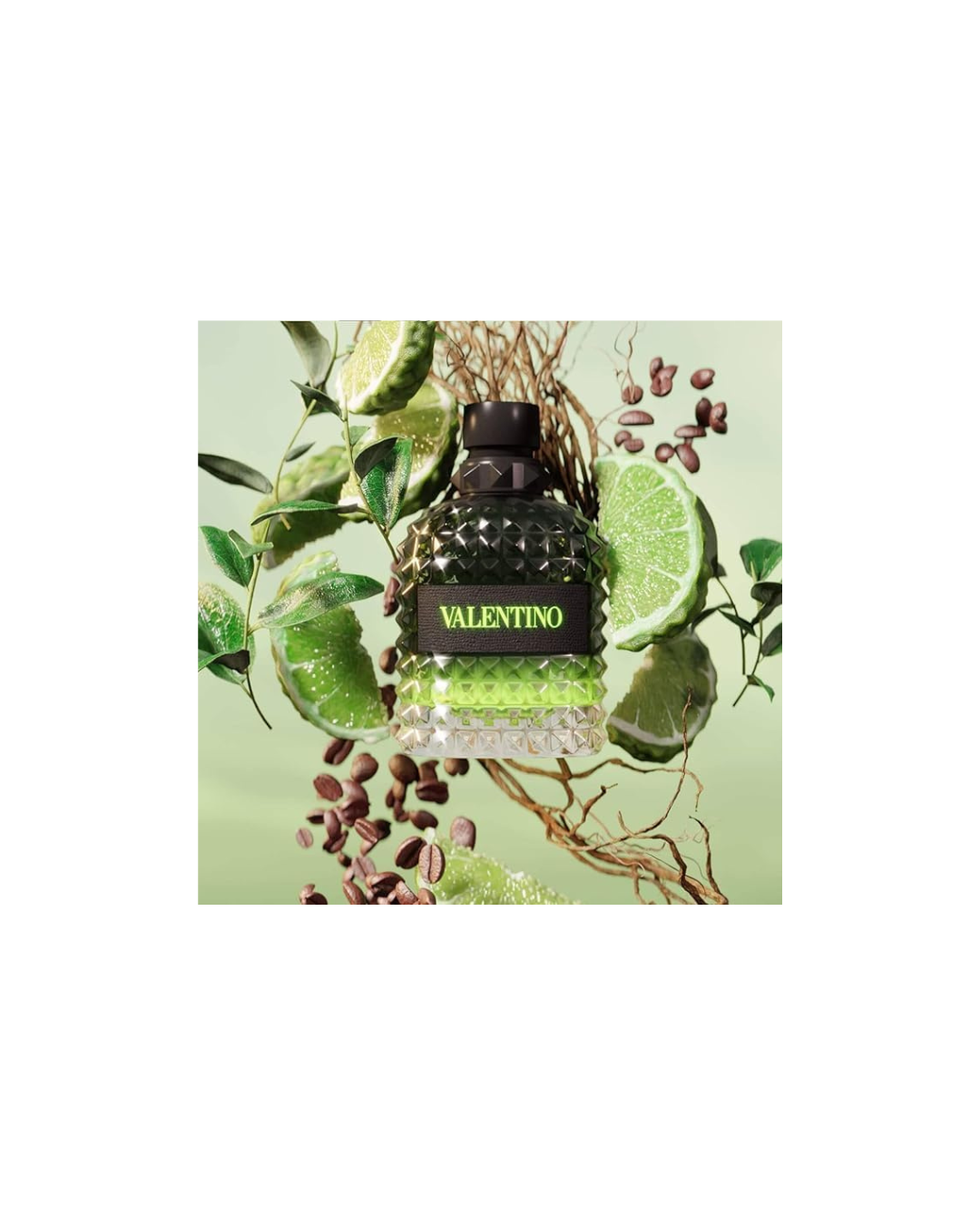 Valentino Valentino Uomo Born In Roma Green Stravaganza EDT Spray Men-1.7 oz