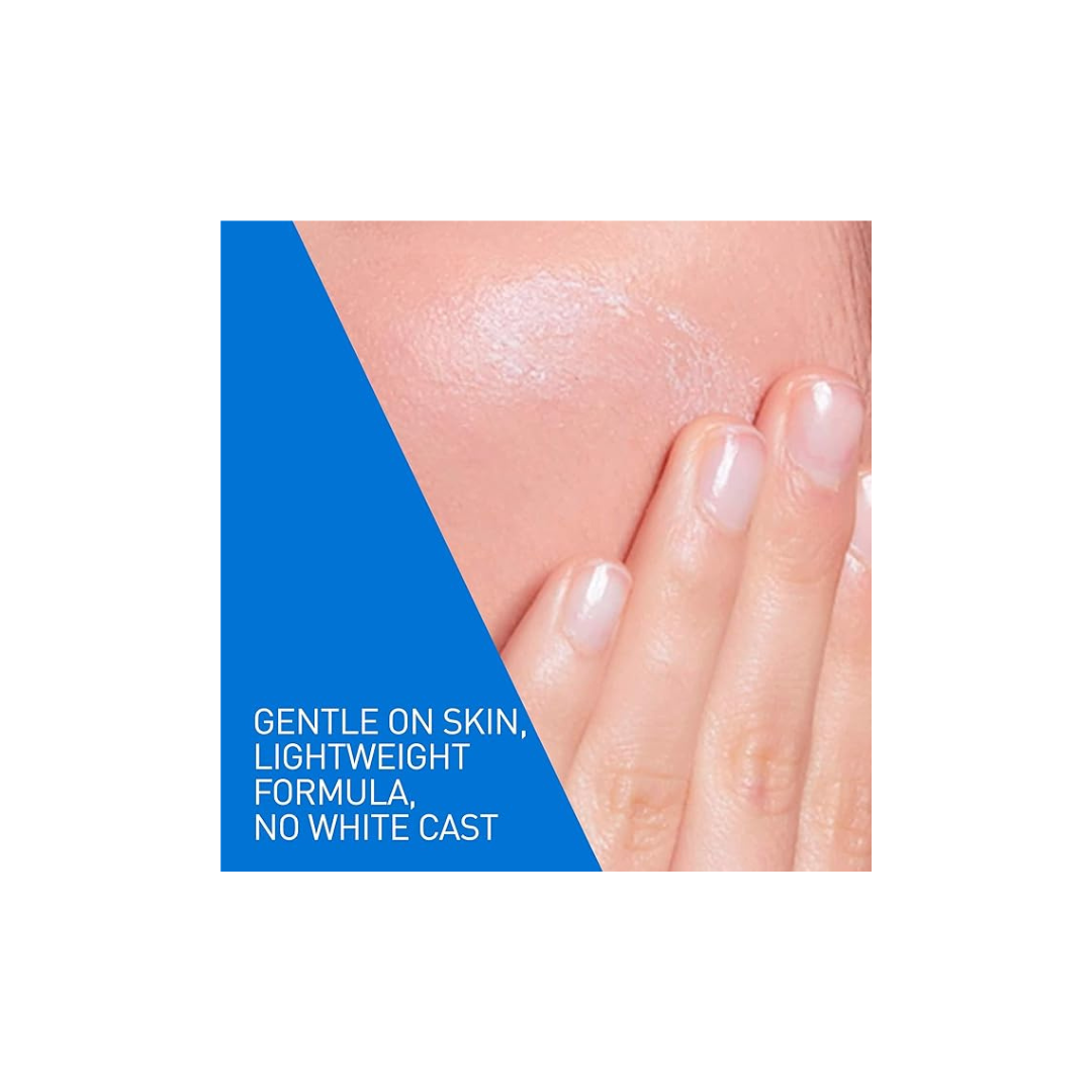 CeraVe Ultra-light Face Moisturizer with SPF 30. Hyaluronic Acid face sunscreen lotion for Men & Women, Normal to Oily & sensitive skin. Fragrance-Free, Oil-Free, Non-Comedogenic, Travel Size 52 ML