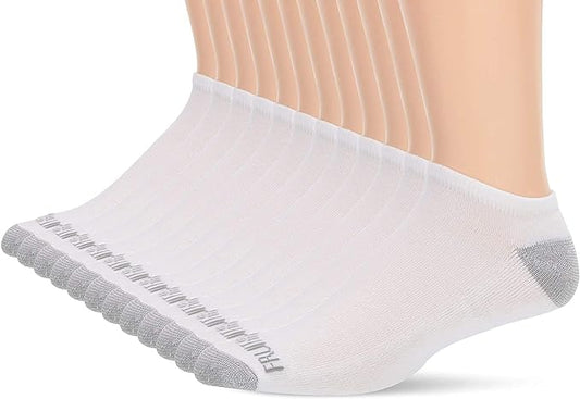 FRUIT OF THE LOOM DUAL DEFENSE 12 PACK ANKLE SOCKS SIZE 6-12