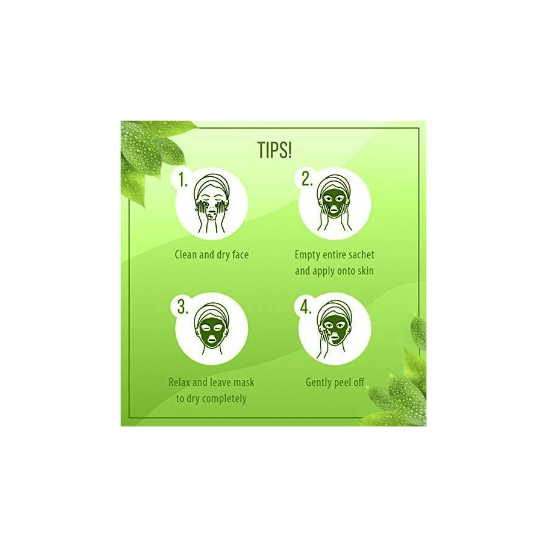 7th Heaven Green Tea Peel Off Tube, 175 milliliters