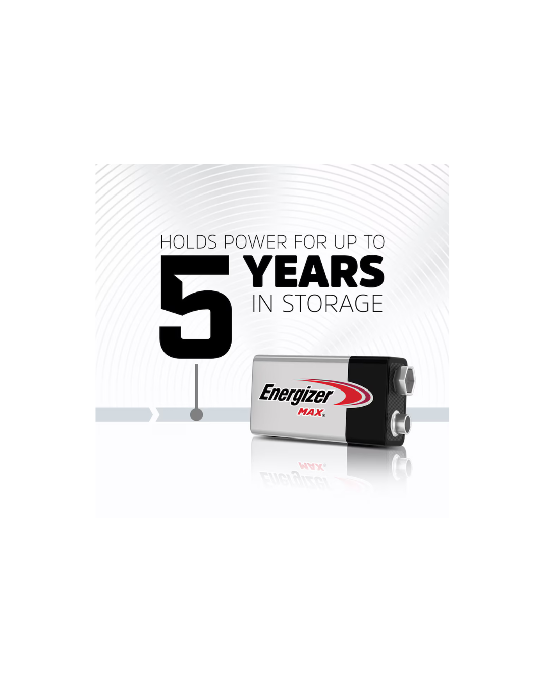 Energizer Energizer MAX 9V Batteries (1 Pack), 9 Volt Alkaline Batteries