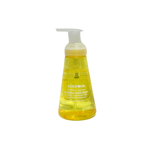 AREO FOAM KITCHEN LEMON FOAMING HAND SOAP 296ML INFUSED WITH BOTANICALS PUMP