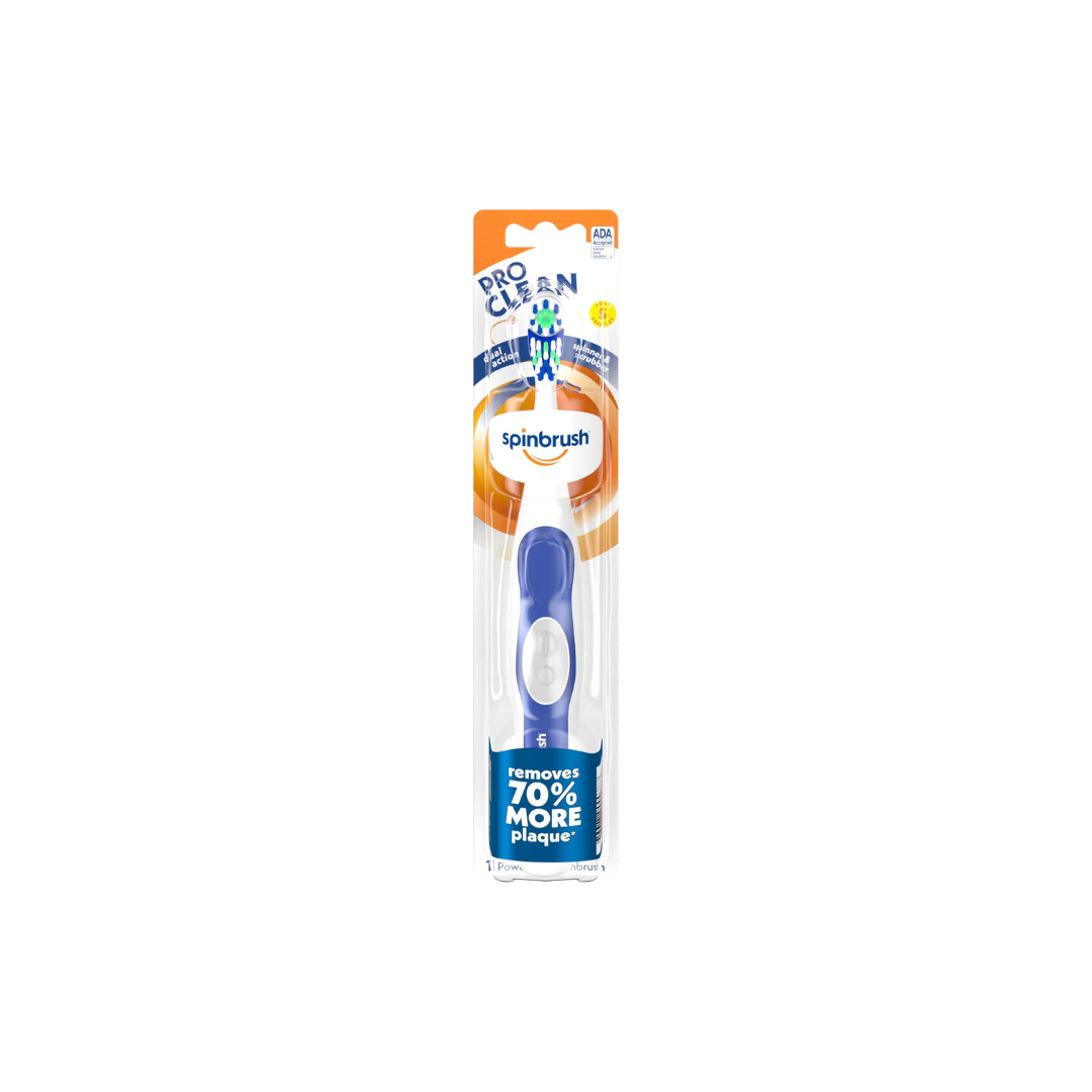 ARM & HAMMER SPINBRUSH REMOVES 70% MORE PLAQUE WITH MIRO CLEAN BRISTLES SOFT