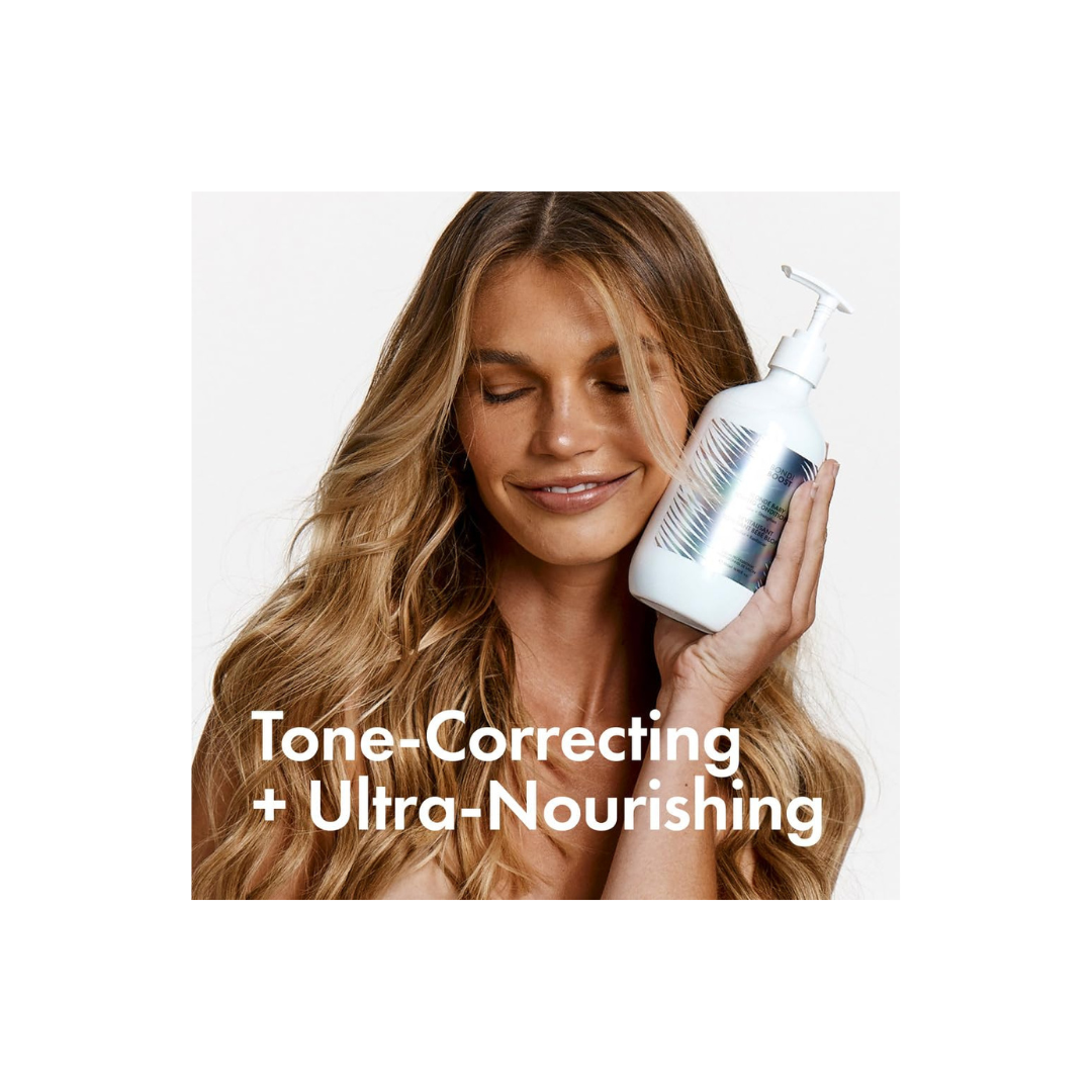 BONDIBOOST Blonde Baby Toning Purple Conditioner [16.90 fl oz], Add Softness + Smoothness + Hydration, Color-Safe Hair Care Solution with Natural Ingredients, Neutralize Brass + Sulfate Free Formula