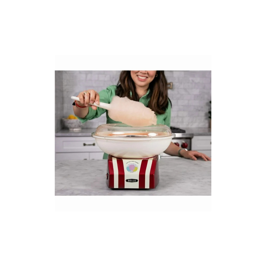 BELLA 13572 Cotton Candy Maker, Red and White