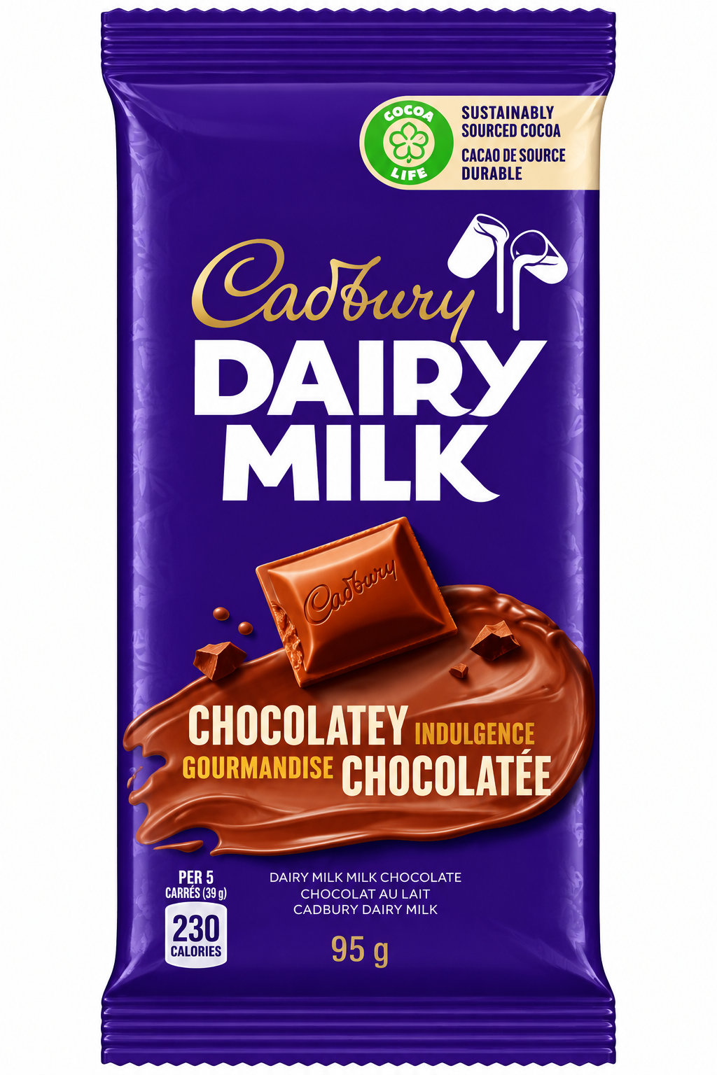 Cadbury Dairy Milk Chocolatey Chocolate Bar, 95g