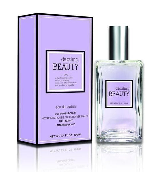 PREFERRED FRAGRANCES DAZZLING BEAUTY EAU DE PARFUM OUR IMPRESSION OF AMAZING GRACE 100ML MADE IN USA NEW YORK FOR WOMEN