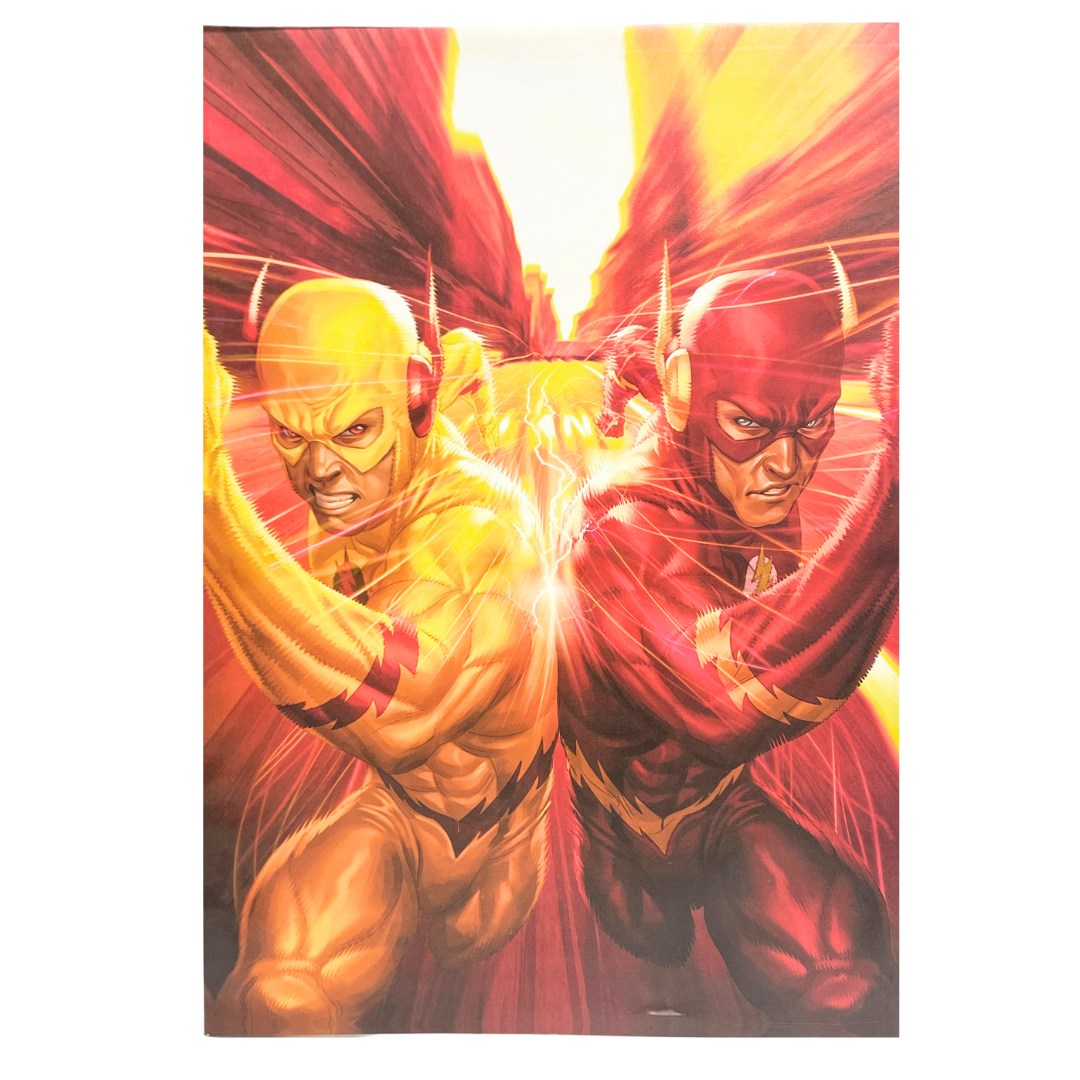 DC COLLECTION OF FLASH AND RIVAL CANVAS DIMENSIONS 17LX 24H