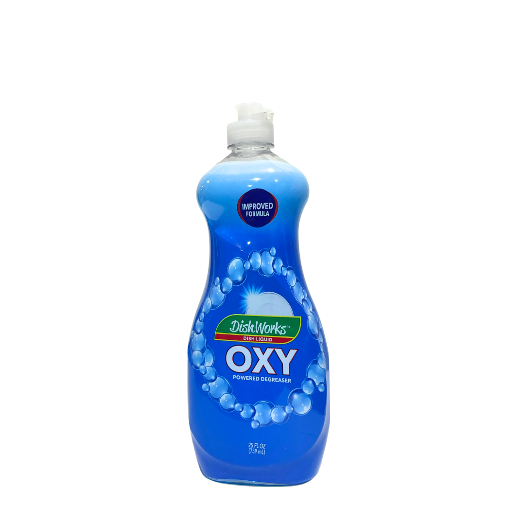 DISH WORKS OXY CLEAN POWER DEGREASER 739ML DISH SOAP