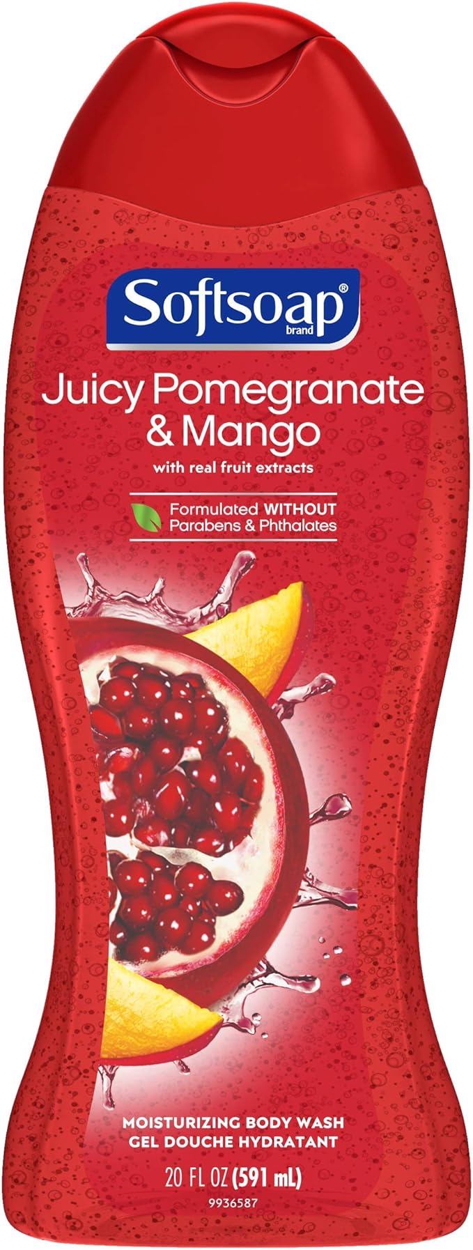 SOFT SOAP JUICY POMEGRANTE & MANGO WITH REAL FRUIT EXTRACTS 591ML