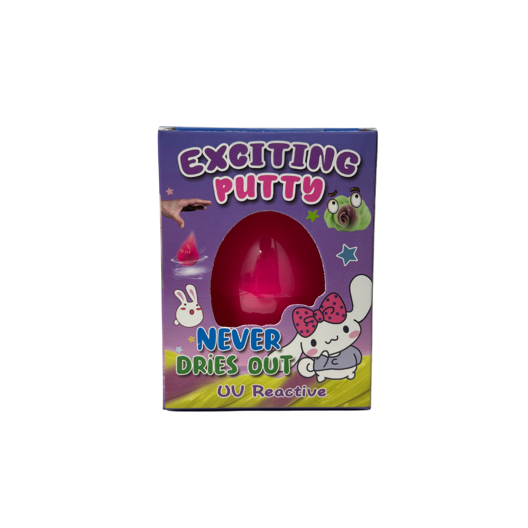 EXCITING PUTTY NEVER DRIES OUT REUSABLE