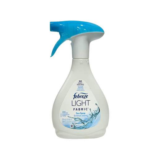 FEBREZE LIGHT FABRIC FRESHNER AND CLEANER SEA SPRAY 500ML