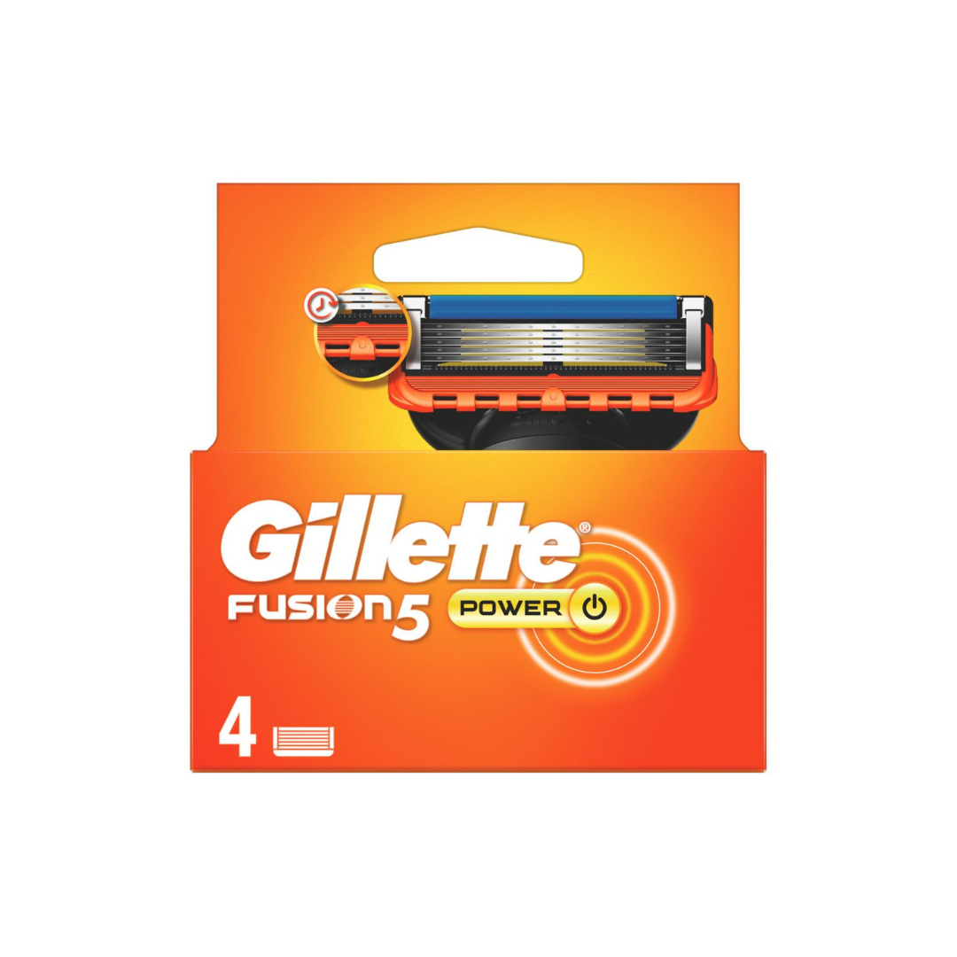 Gillette Fusion5 Power Men's Razor Blade Refills 4Pack