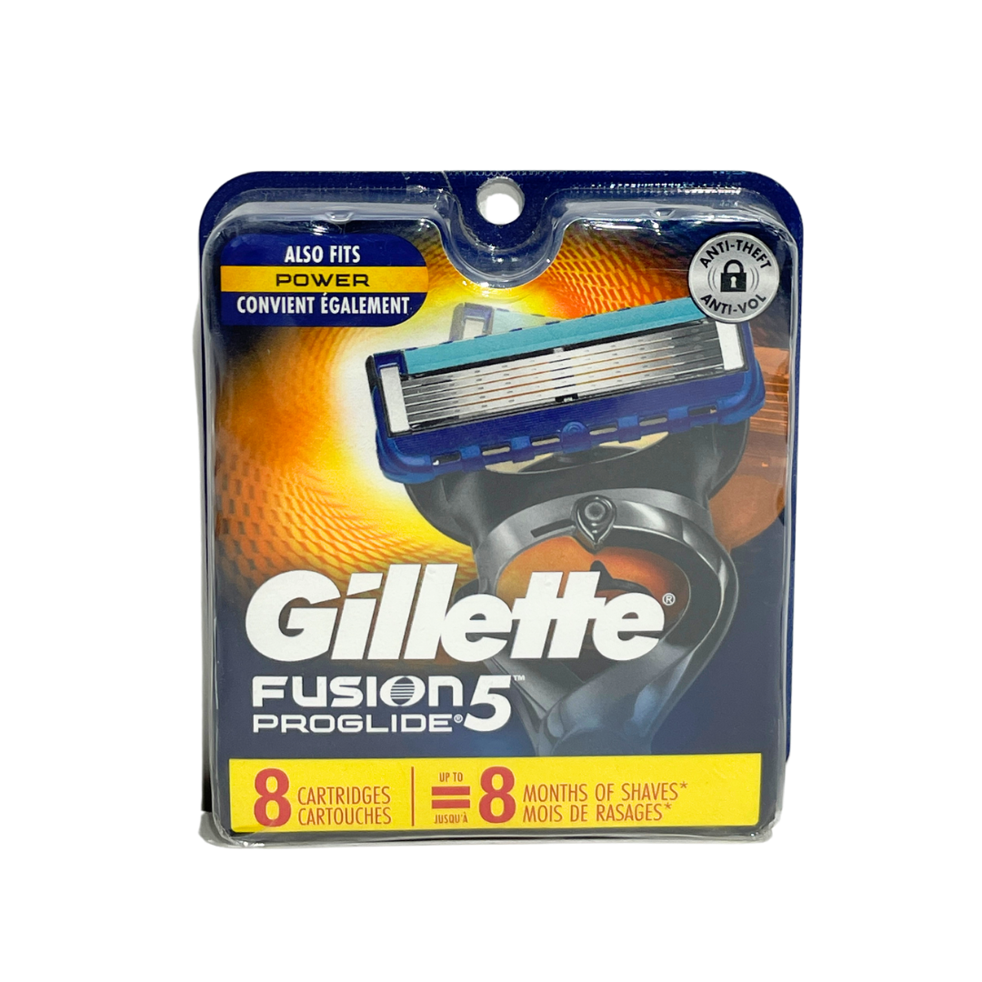 GILLETTE FUSION 5 PROGLIDE BLADES 8 PACK