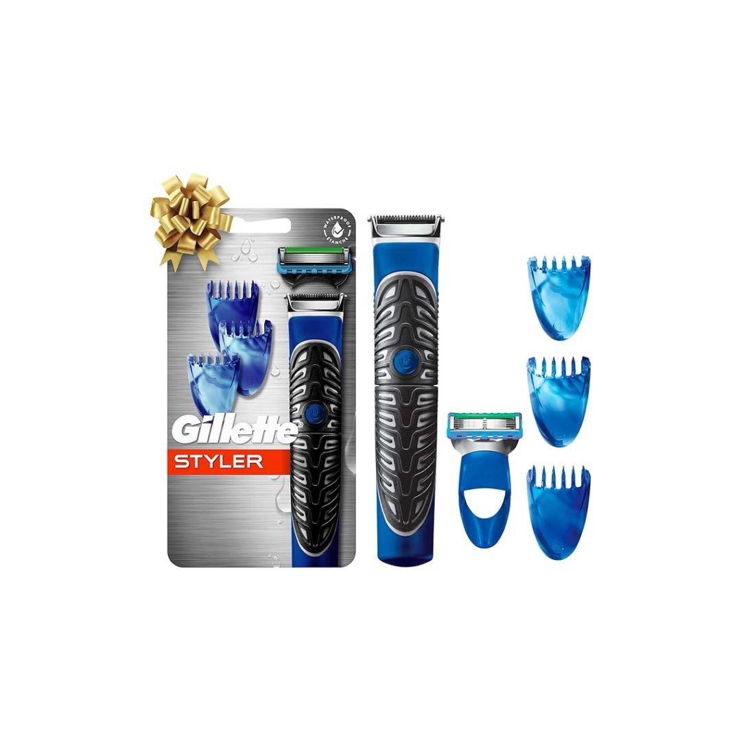 Gillette All Purpose Styler: Beard Trimmer, Fusion Razor & Edger for Men, 1 Kit