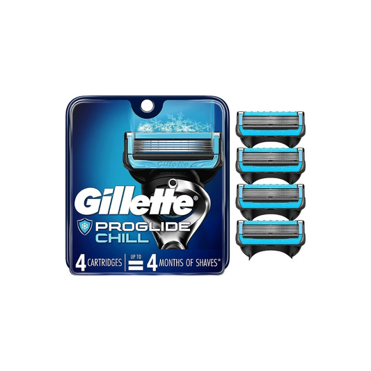 Gillette ProShield Chill Men's Razor Blades Refills, 4pack