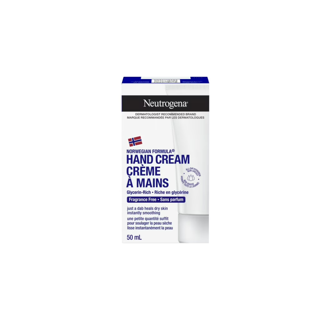 Neutrogena Norwegian Formula Unscented Hand Cream, Fragrance Free, 50 mL
