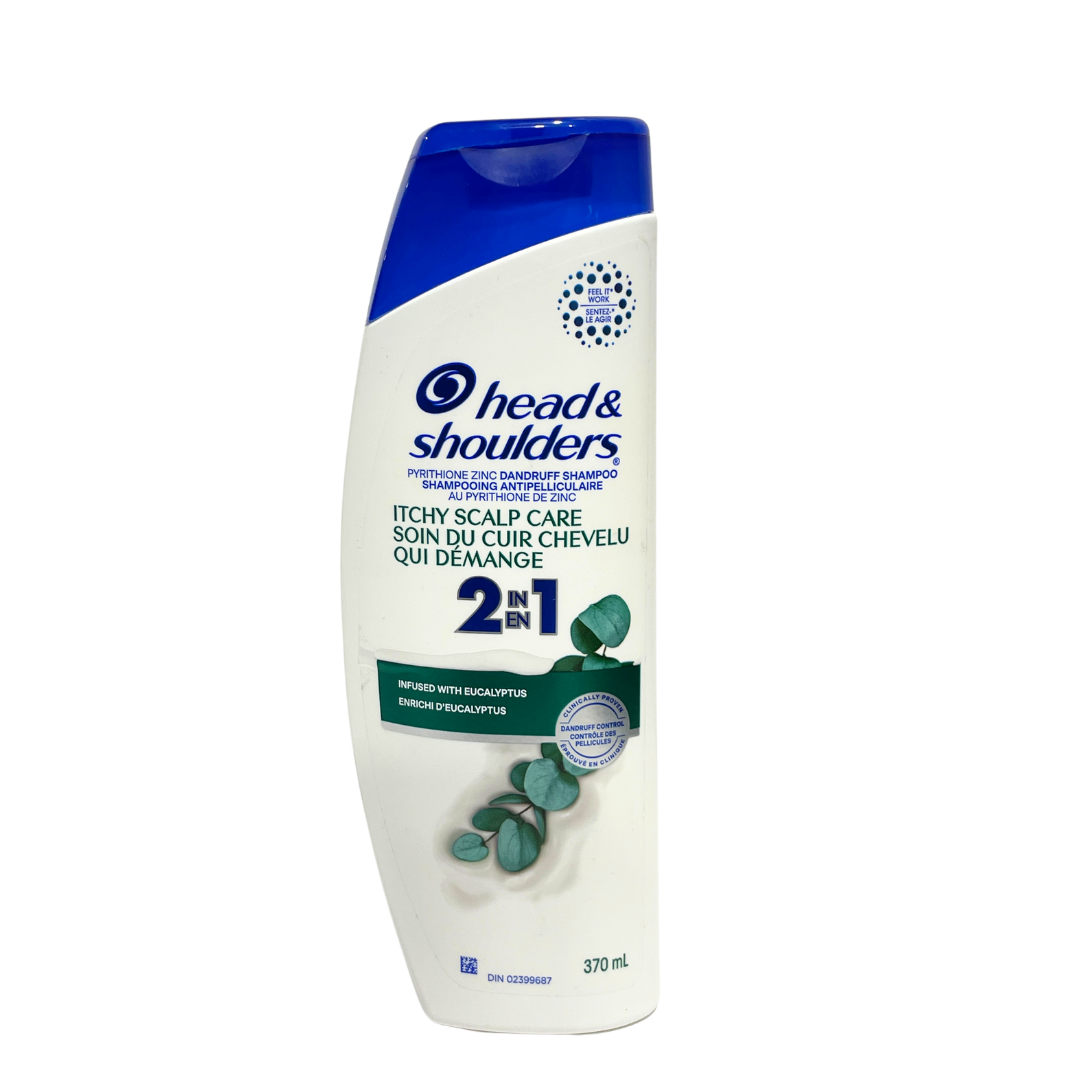 HEAD & SHOULDERS SHAMPOO 2 IN 1 INFUSED WITH EUCALYPTUS 370G