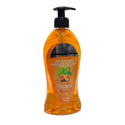 BATH & BODY DEEP MOISTURIZING HAND SOAP GEORGIA PEACH 400ML