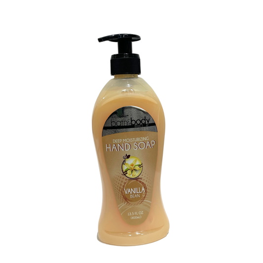 BATH & BODY BASICS HAND SOAP DEEPLY MOISTURIZING VANILLIA BEAN 400ML