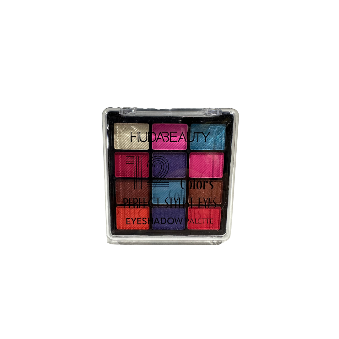 HUDA BEAUTY 12 COLORS EYESHADOW PALETTE