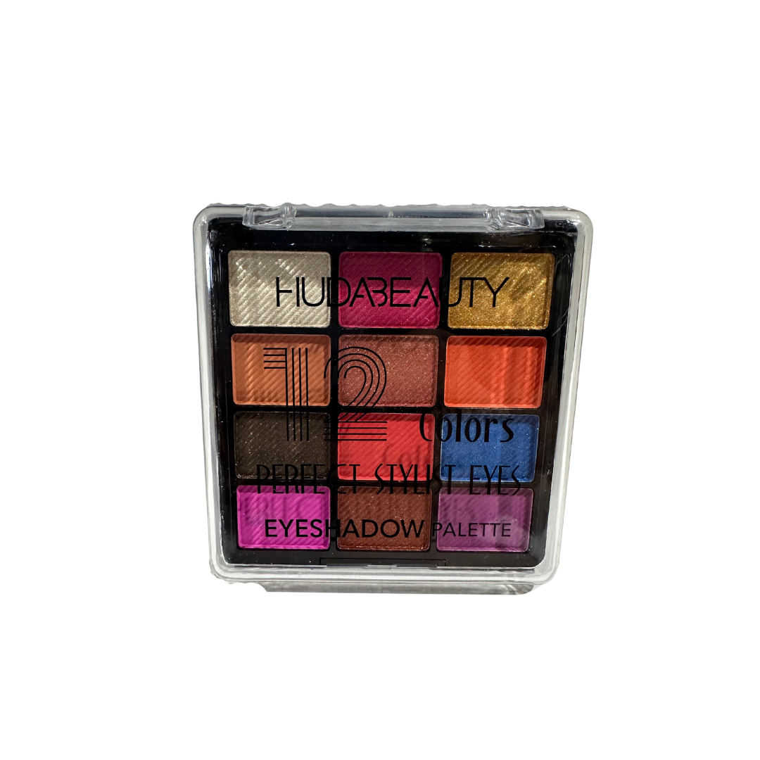 HUDA BEAUTY 12 COLORS EYESHADOW PALETTE