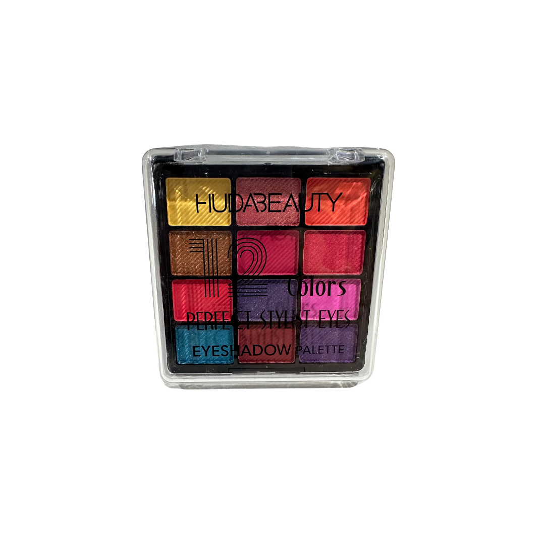 HUDA BEAUTY 12 COLORS EYESHADOW PALETTE