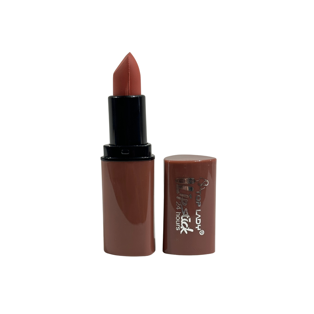 Huda Beauty Top Lady Matte Lipstick Burnt Rich Brown B3