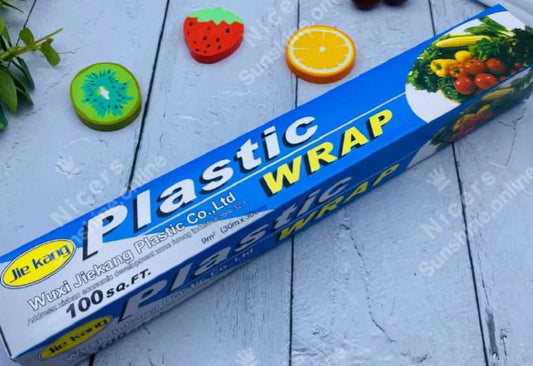 PLASTIC WRAP 100 SQ FT EVERY DAY FOOD STORAGE CLEAR WRAP