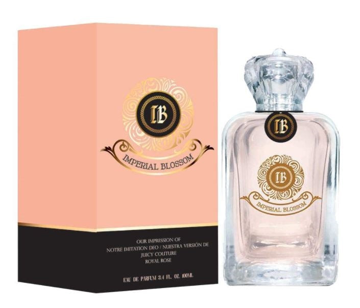 PREFERRED FRAGRANCES IMPERIAL BLOSSOM OUR IMPRESSION OF JUICY COUTURE ROYAL ROSE 100ML EAU DE PARFUM 100ML MADE IN USA NEW YORK FOR WOMEN