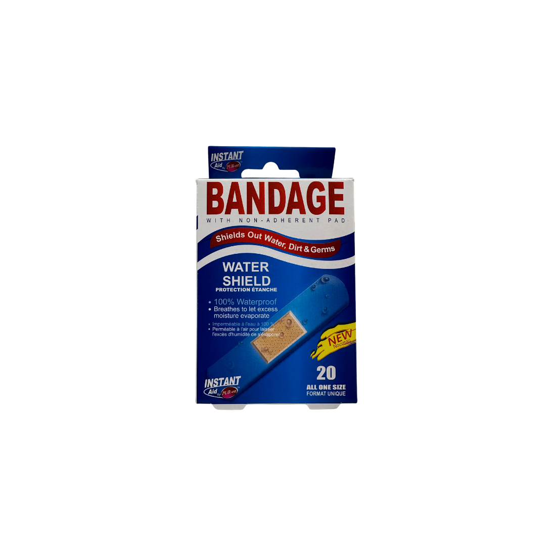 INSTANT AID WATER SHIELD BANDAGE 20 ALL ONE SIZE