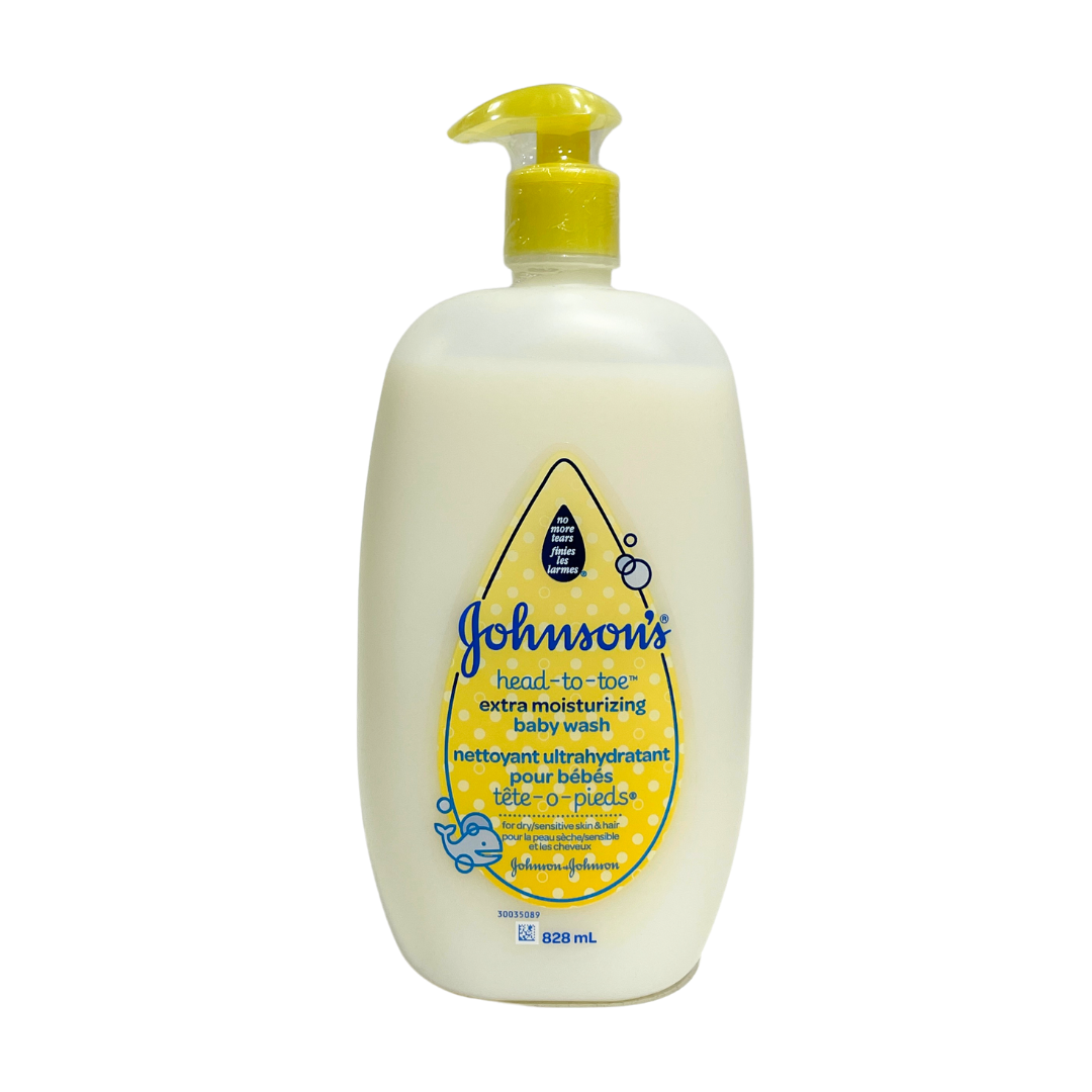 JOHNSON & JOHNSON BODY WASH 828G PUMP FOR KIDS HEAD TO TOE EXTRA MOISTURIZING