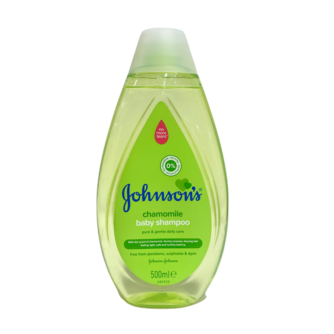 JOHNSON & JOHNSON BABY SHAMPOO CHAMOMILE PURE & GENTLE DAILY CARE 500ML