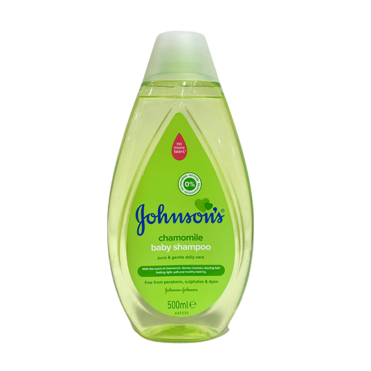 JOHNSON & JOHNSON BABY SHAMPOO CHAMOMILE PURE & GENTLE DAILY CARE 500ML