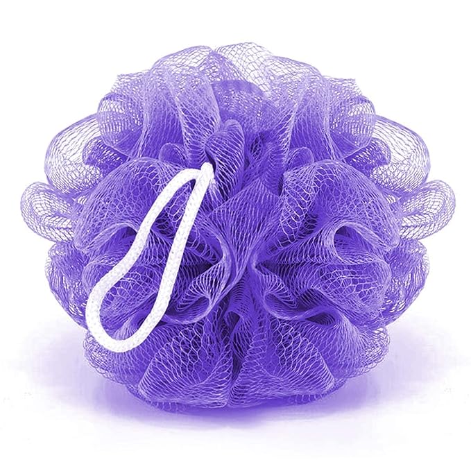 Loofah - Soft Mesh With Multiple Layers Of Fibrous Matrix, Skin Friendly, Gentle Exfoliation For A Fun Shower, Bathing Scrubber For Body