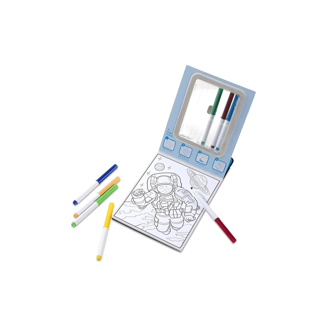 Melissa & Doug Magic-Pattern Kids’ Adventure Marker Coloring Pad On the Go Travel Activity