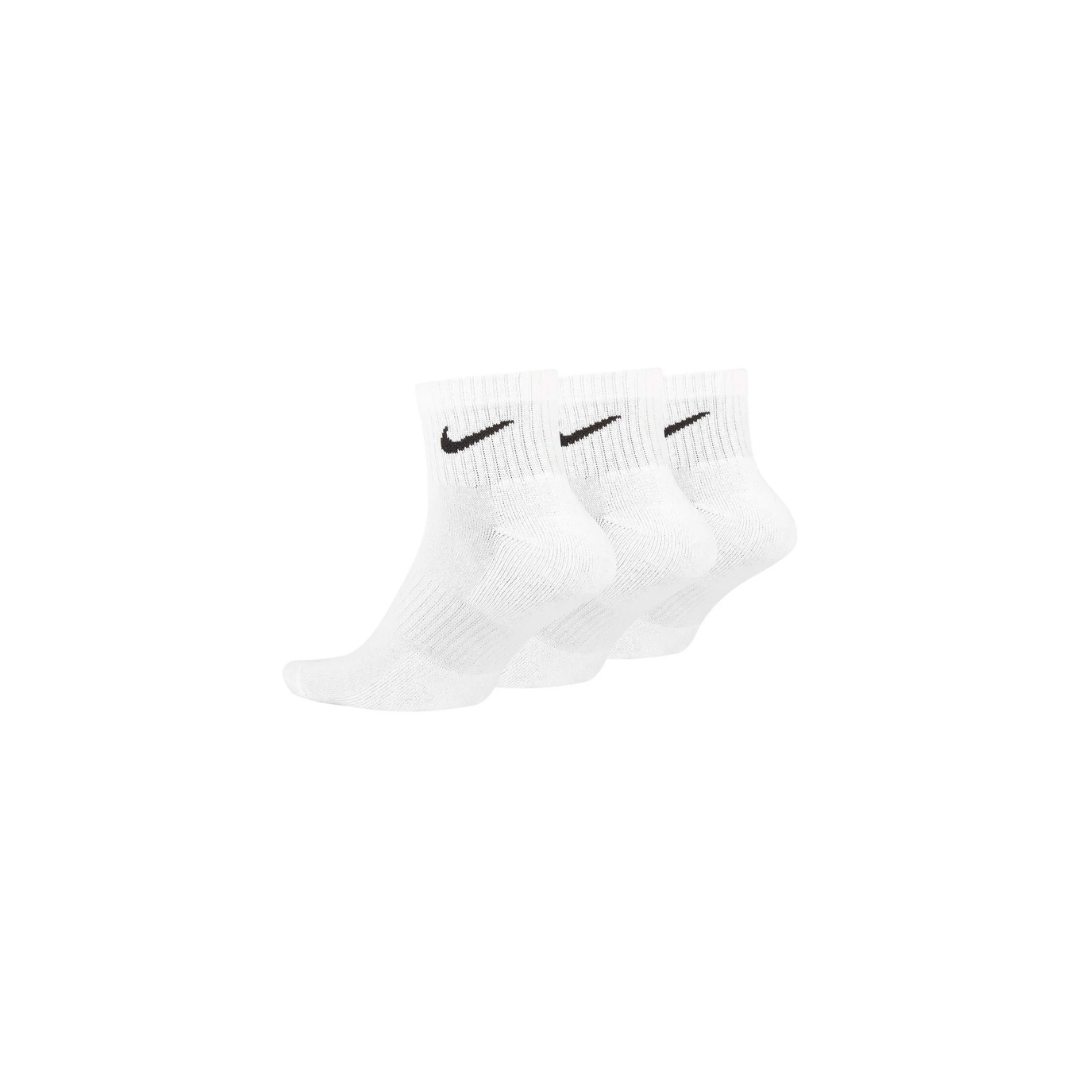 TRAINING ANKLE SOCKS 3 PACK WHITE