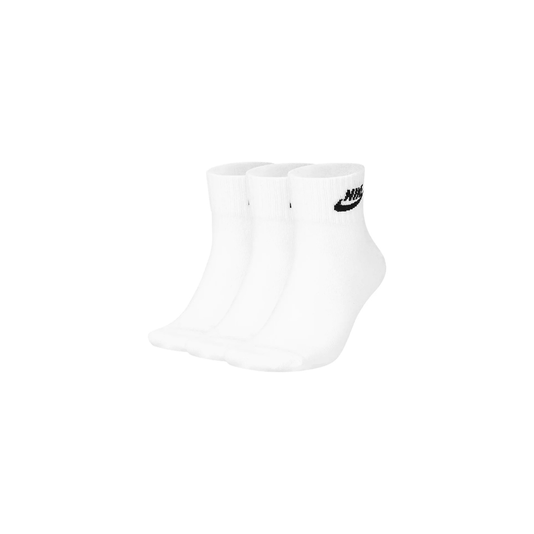 NIKE EVERY DAY ESSENTIALS ANKLE SOCKS 3 PACK LARGE