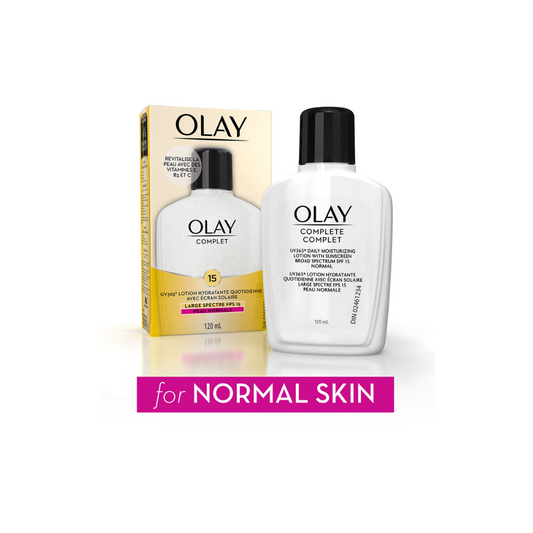 Olay Complete Lotion Moisturizer with SPF 15 Normal, 120 mL