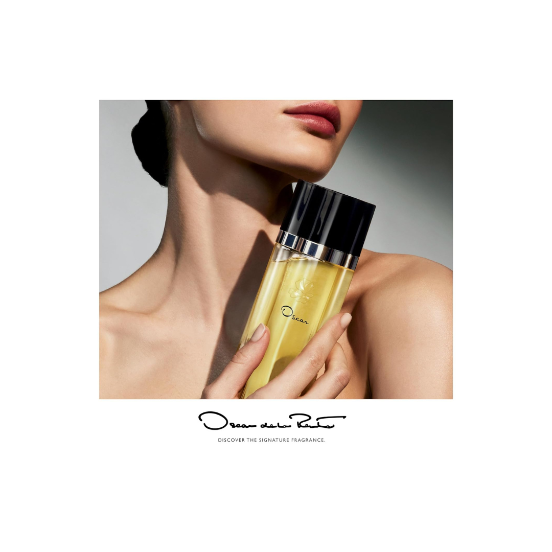 Oscar de la Renta Oscar Signature Collection, 3 Piece Gift Set for Women- Perfume Spray 3.4 Fl. Oz, Travel Spray 0.5 Fl. Oz, and Body Lotion 3.4 Fl. Oz