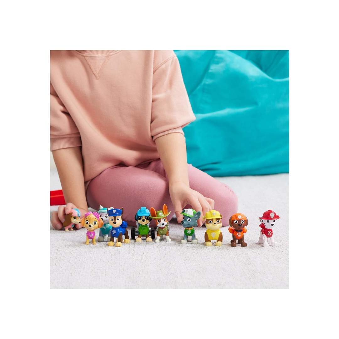 PAW Patrol, 10th Anniversary, All Paws On Deck Toy Figures Gift Pack with 10 Collectible Action Figures, Kids Toys for Ages 3 and up