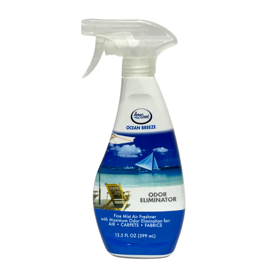 PURE BREEZE AREO SCENT SUPER ODOR KILLER FINE MIST AIR FRESHNER WITH MAXIMUM ODOR ELIMINATION FOR AIR, CARPETS, & FABRICS 399ML