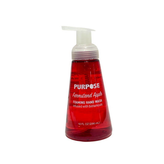 PURPOSE FARMSTAND APPLE FOAMING HAND WASY INFUSED WITH BOTANICALS 296ML PUMP